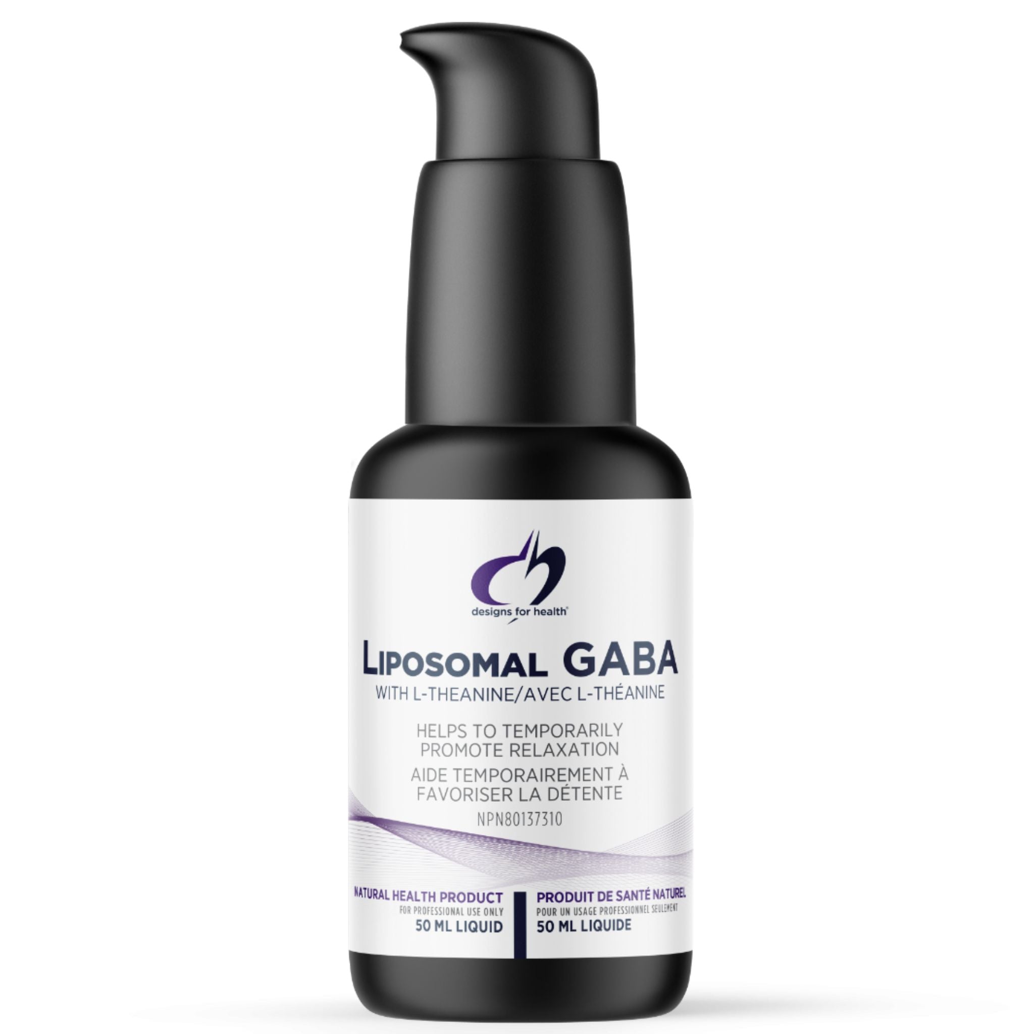 Designs For Health Liposomal GABA With Theanine 50ml - Nature's Source Inc