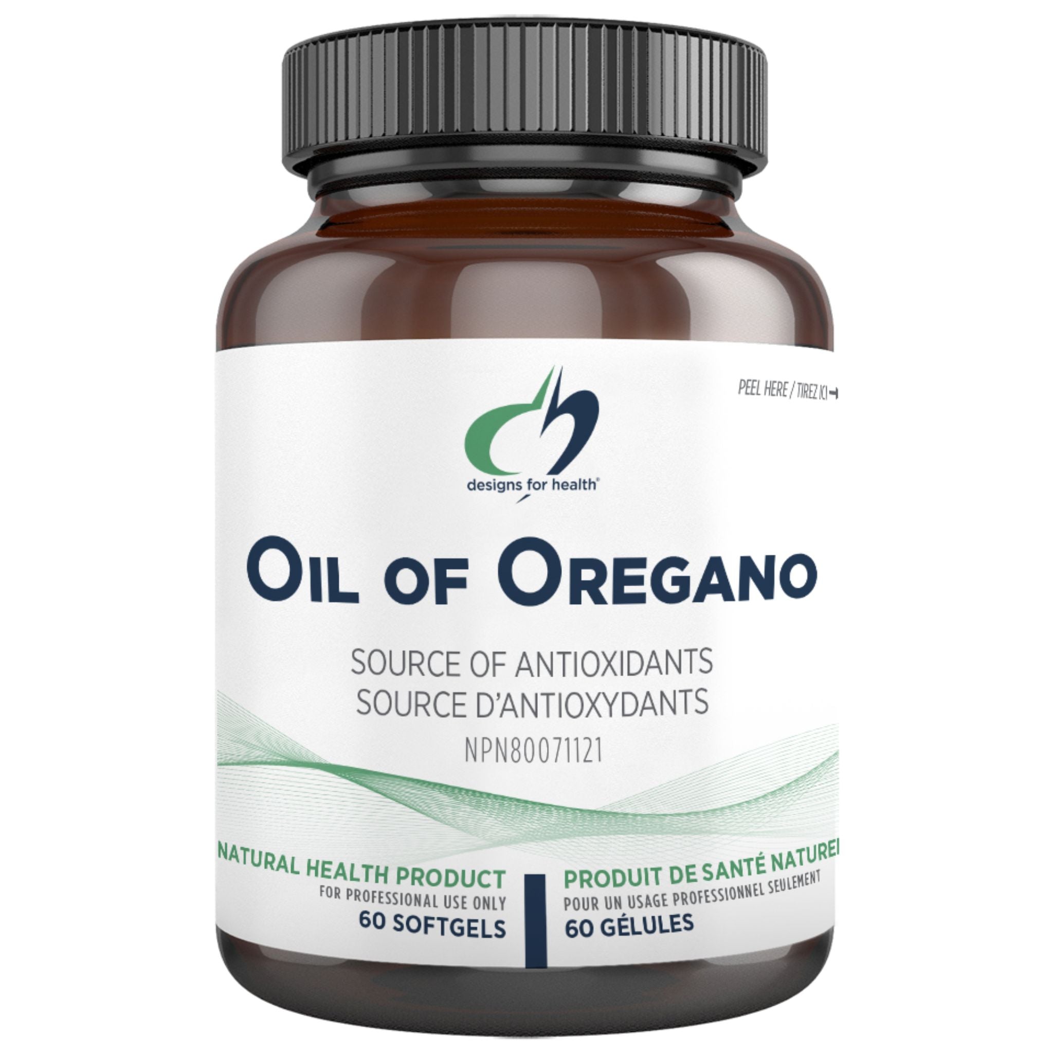 Designs for Health Oil of Oregano 60 Softgels - Nature's Source Inc