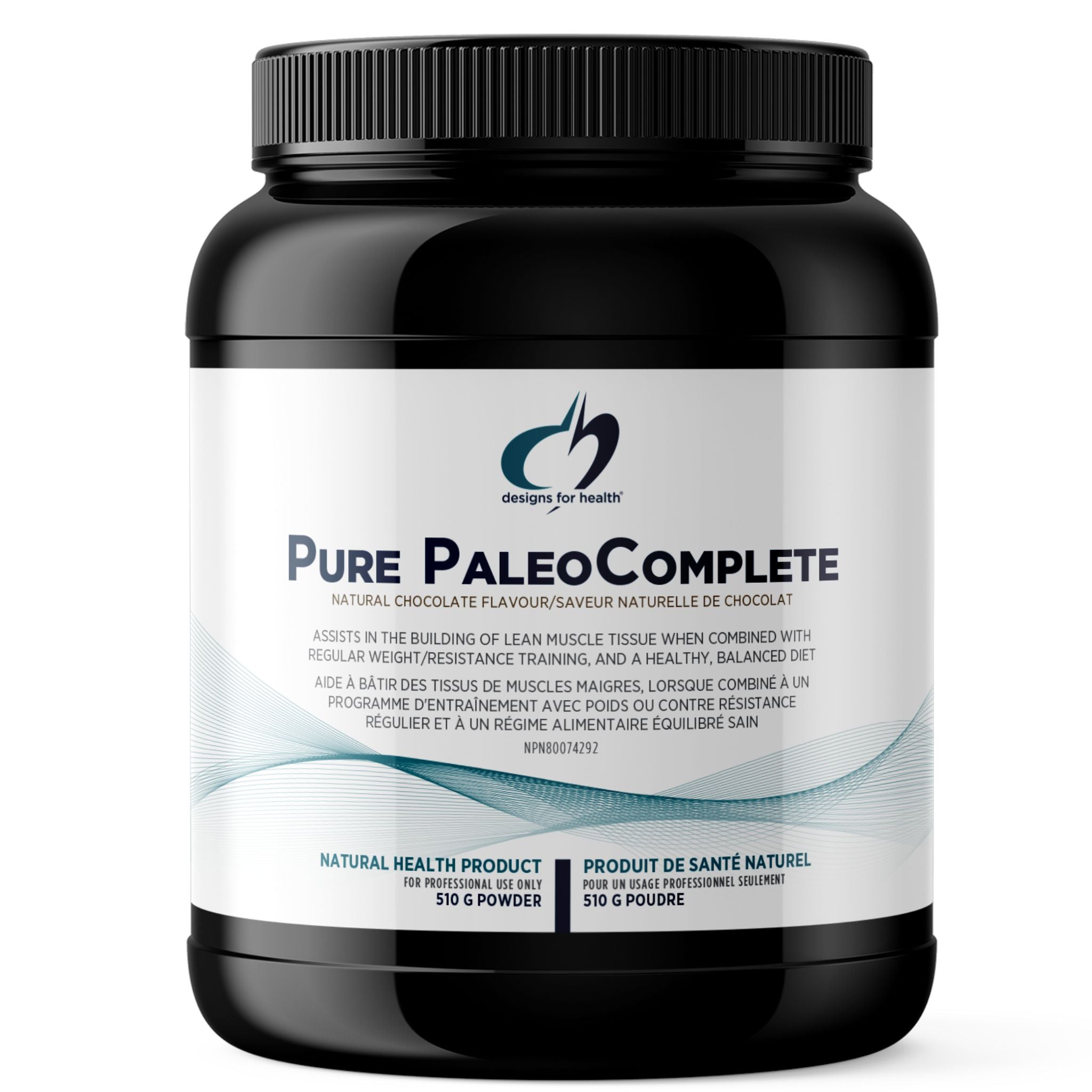 Designs for Health Pure PaleoComplete Chocolate 510 Grams - Nature's Source Inc