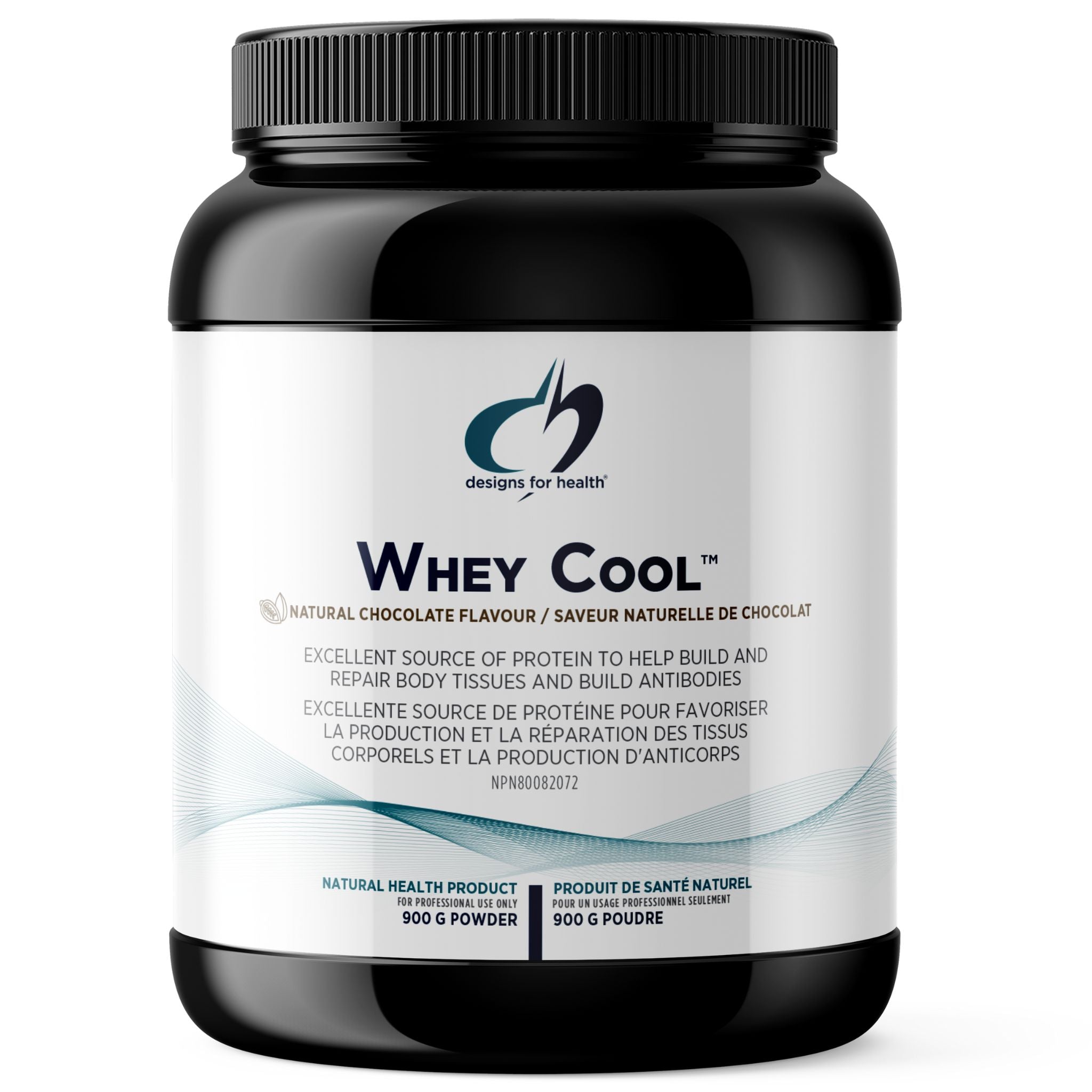 Designs for Health Whey Cool™ Chocolate 900 Grams - Nature's Source Inc