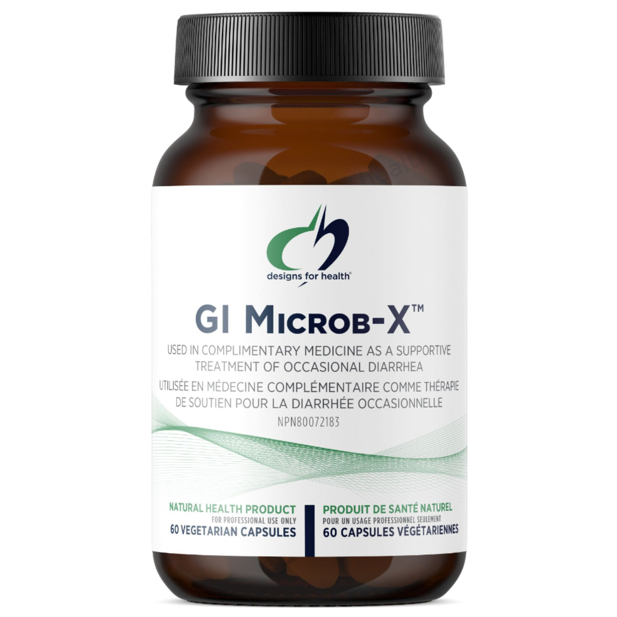 Designs for Health GI Microb X 60 Vegan Capsules - Nature's Source Inc