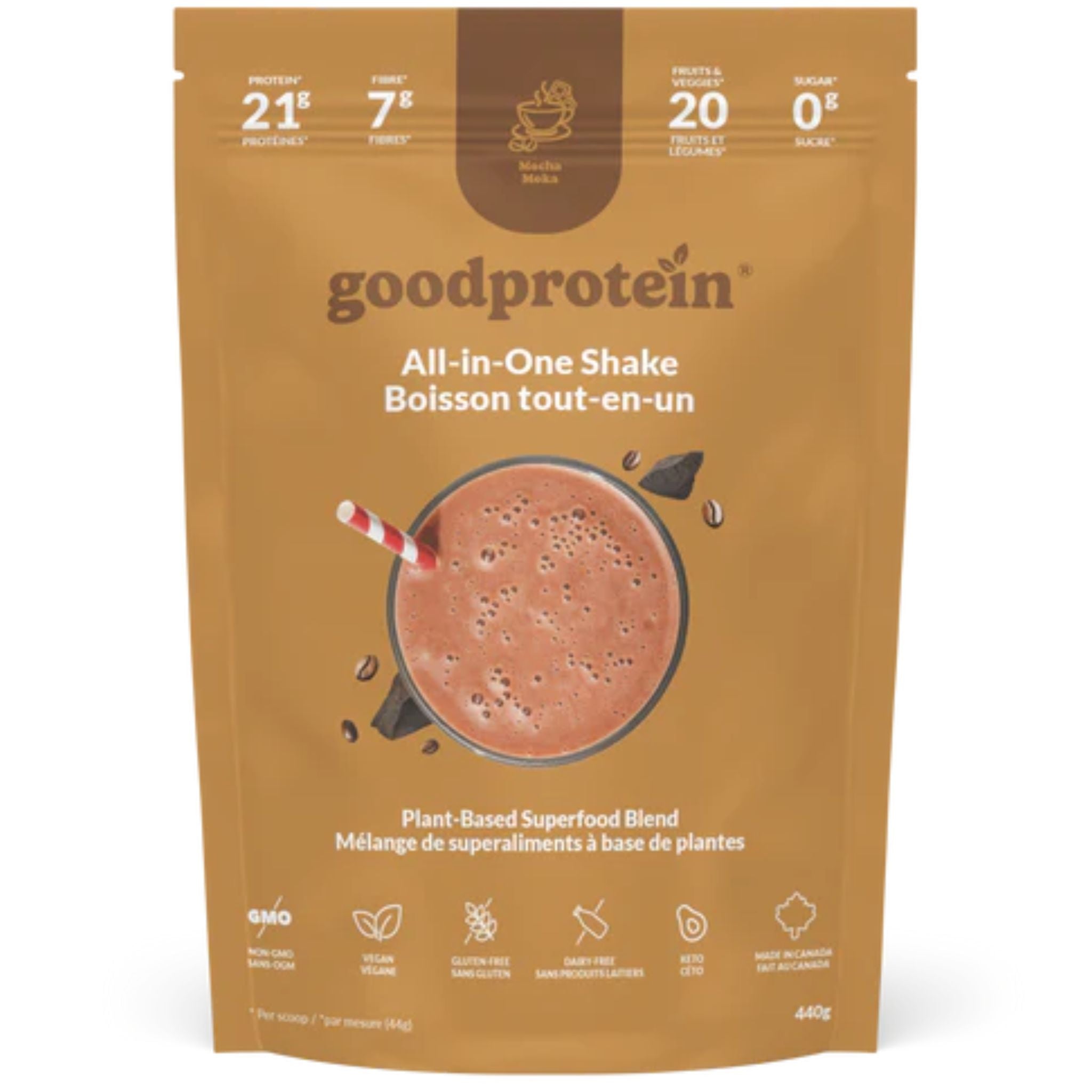 Good Protein Mocha 440g - Nature's Source Inc