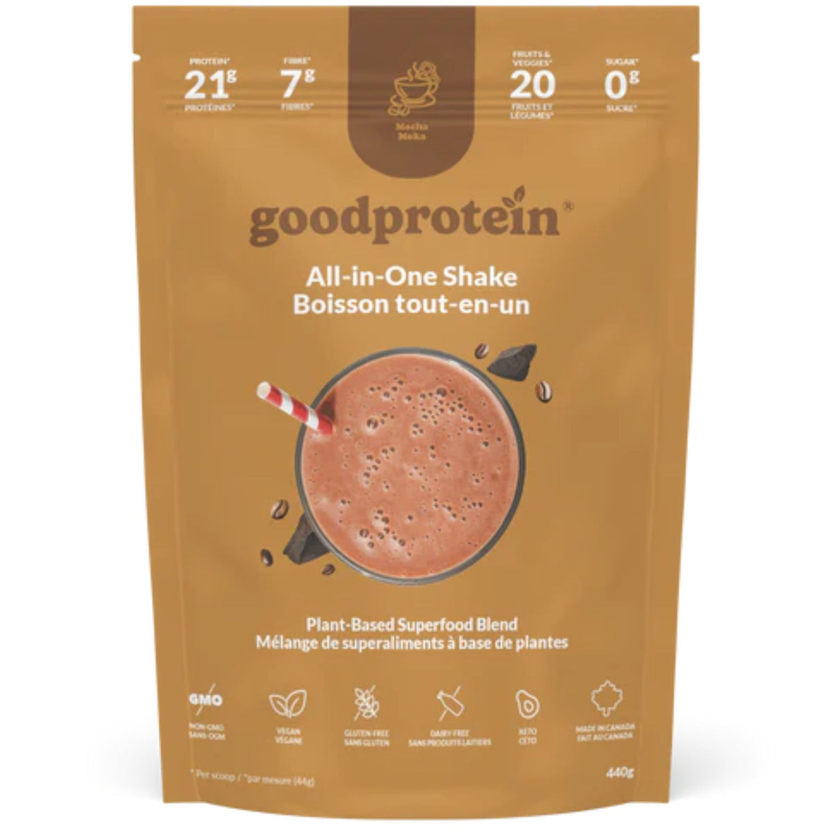 Good Protein Mocha 440g - Nature's Source Inc