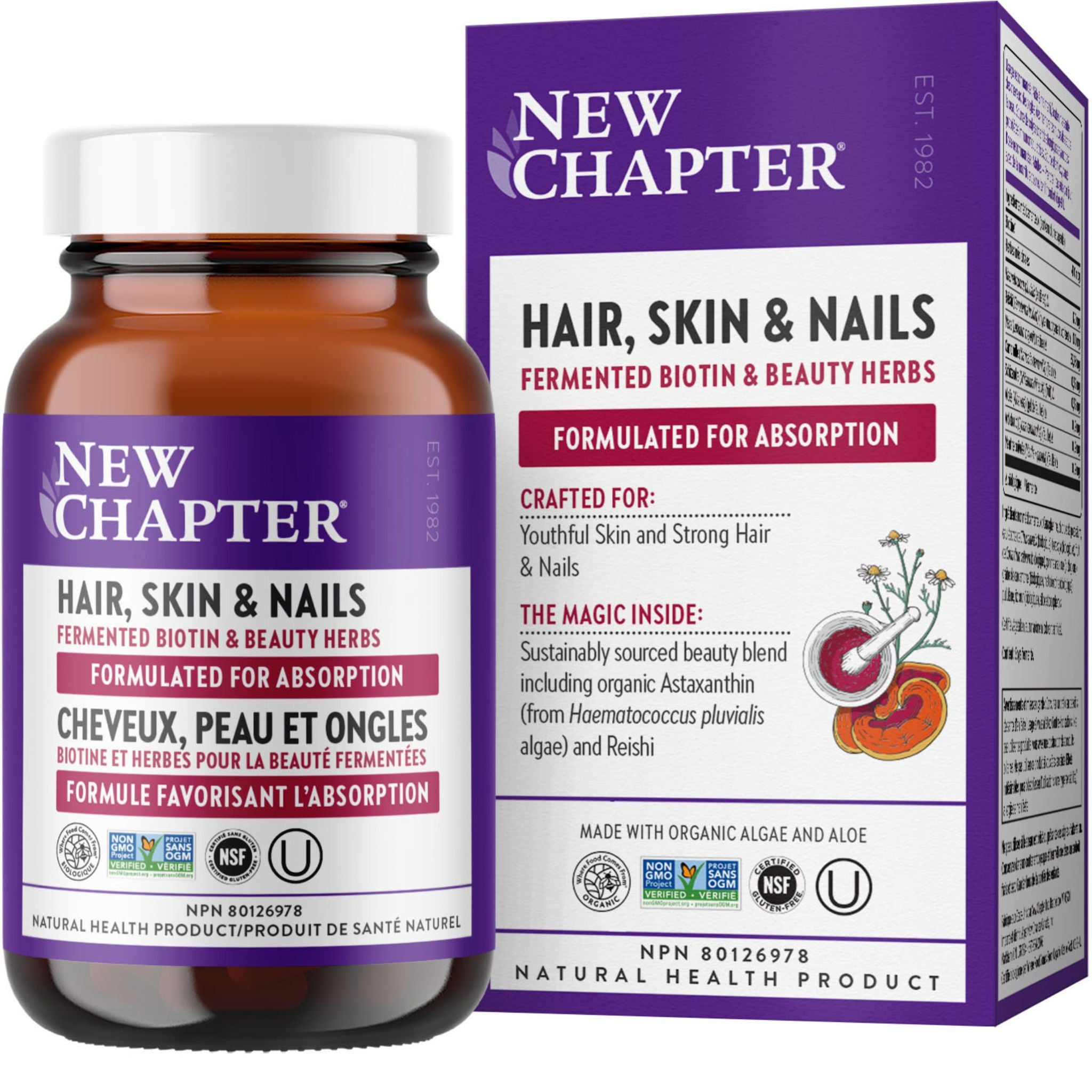 New Chapter Perfect Hair Skin & Nails 30 Capsules - Nature's Source Inc