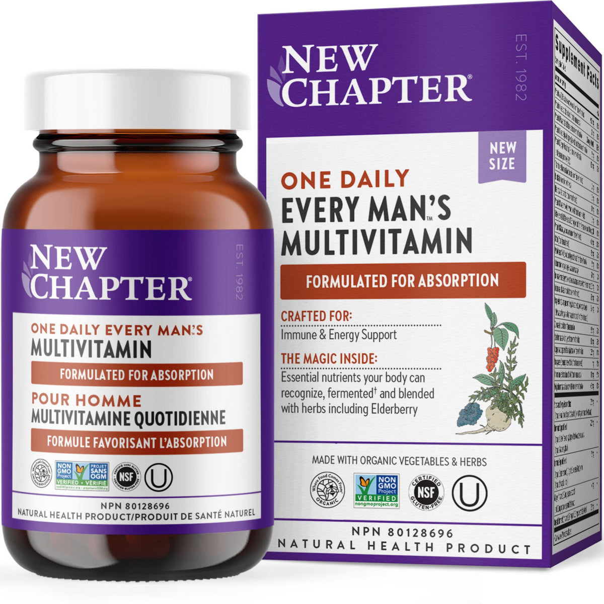New Chapter Every Man's One Daily 90 Tablets - Nature's Source Inc