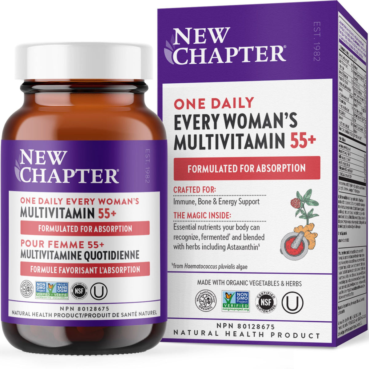 New Chapter Every Woman's One Daily 55+ 60 Tablets - Nature's Source Inc