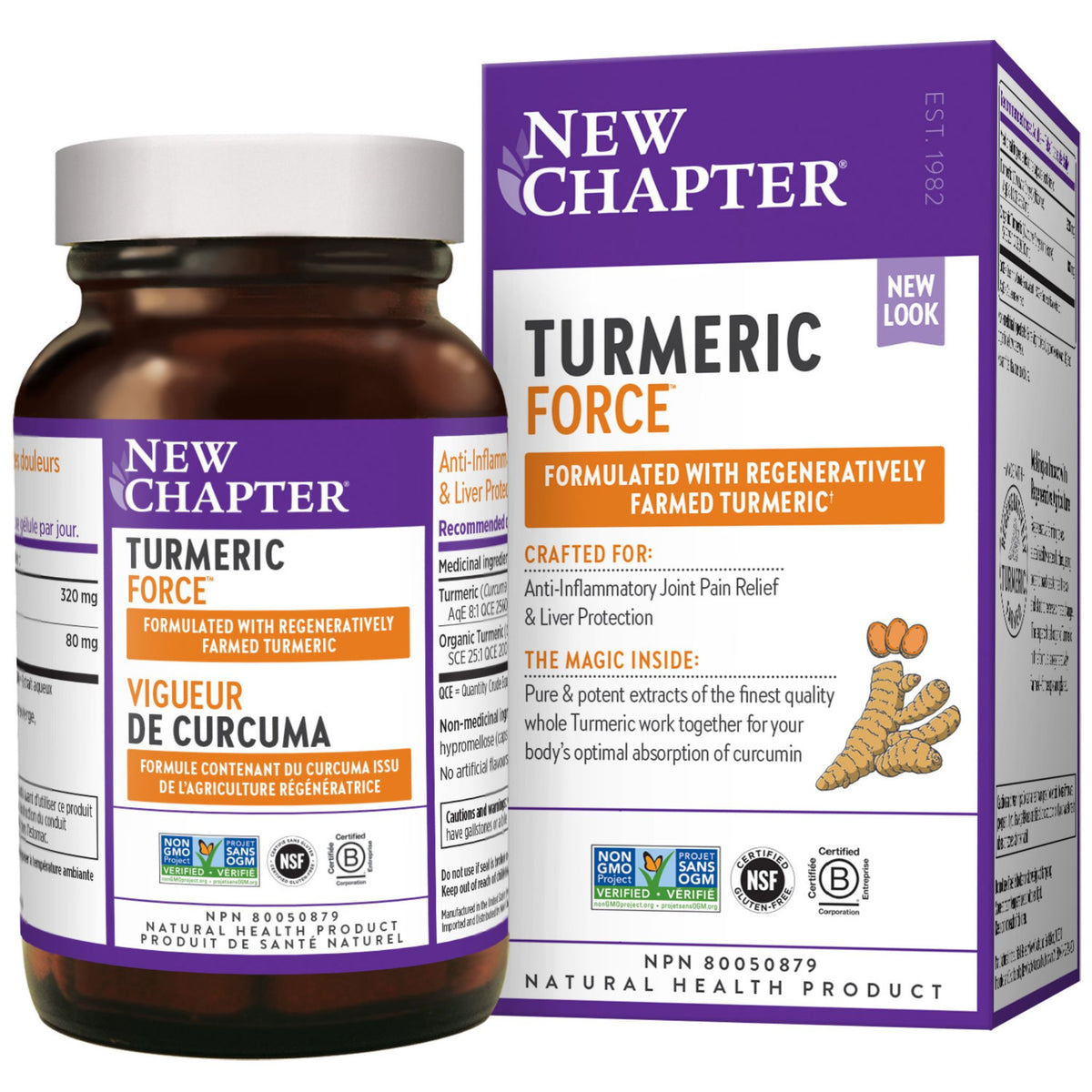 New Chapter Turmeric Force 60 Softgels - Nature's Source Inc