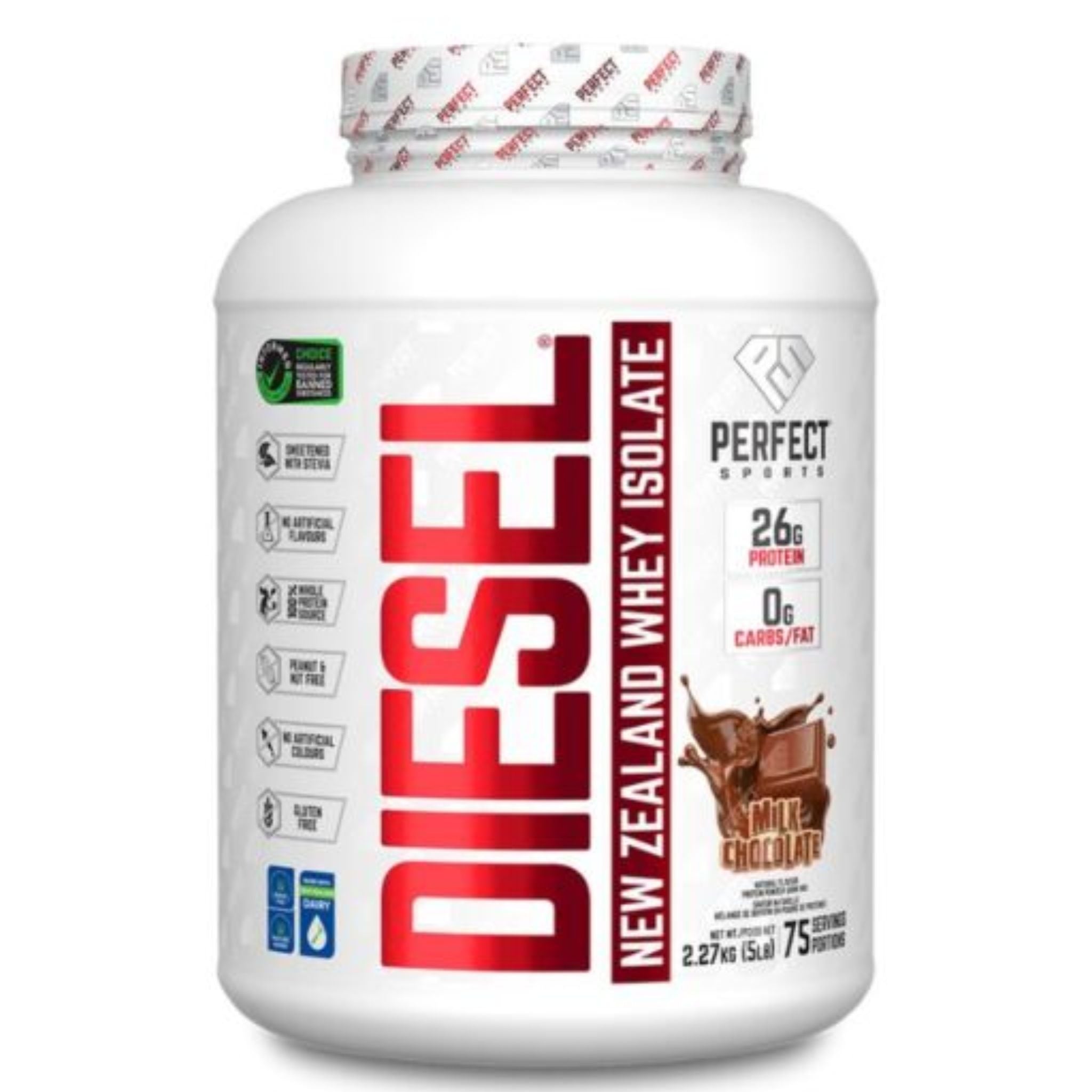 Perfect Sports Diesel New Zealand Isolate Whey Protein - Nature's Source Inc