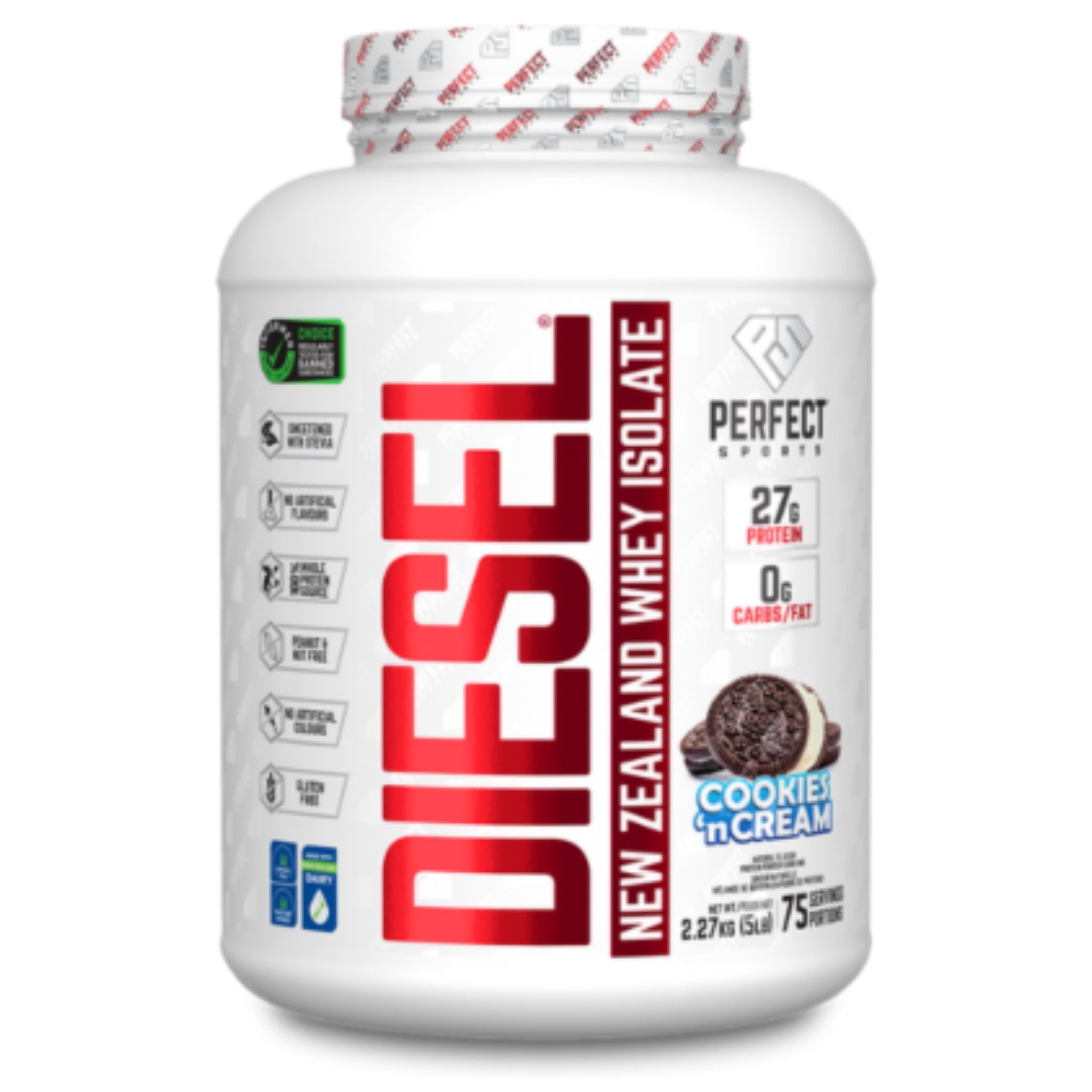 Perfect Sports Diesel New Zealand Isolate Whey Protein - Nature's Source Inc