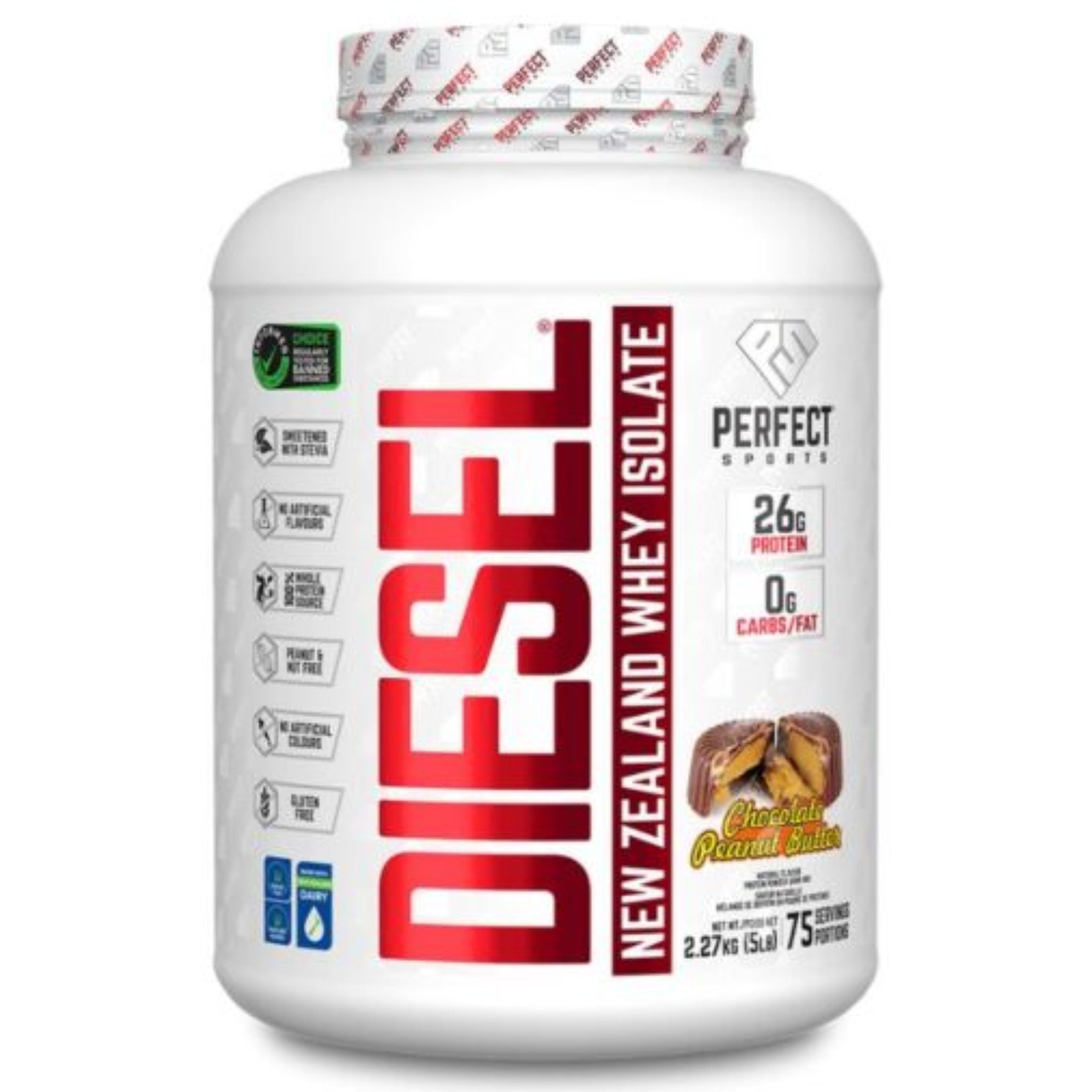 Perfect Sports Diesel New Zealand Isolate Whey Protein - Nature's Source Inc