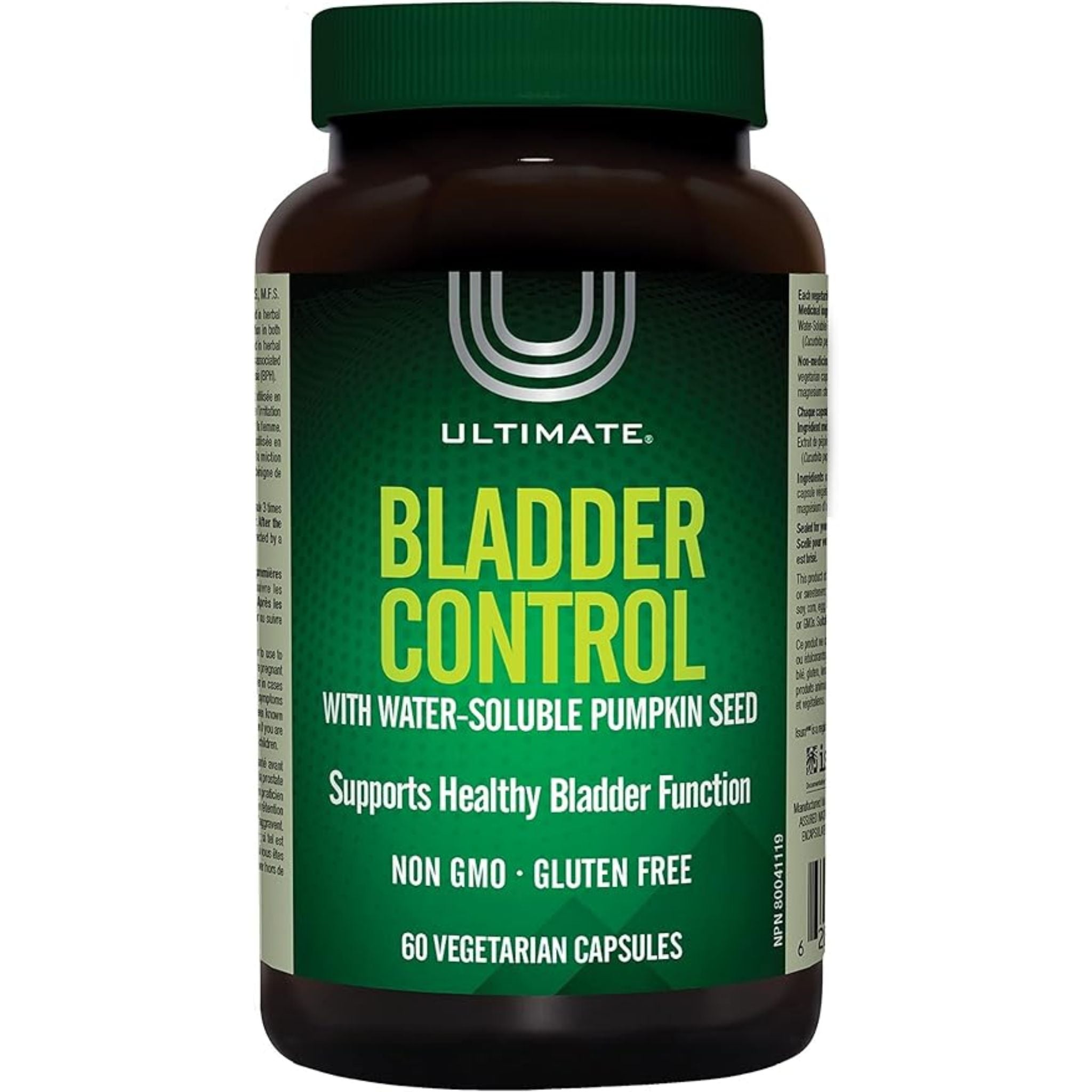 Ultimate Bladder Control 60 Vegan Capsules - Nature's Source Inc