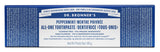 Dr. Bronner's Toothpaste Peppermint 140gm - Nature's Source Inc