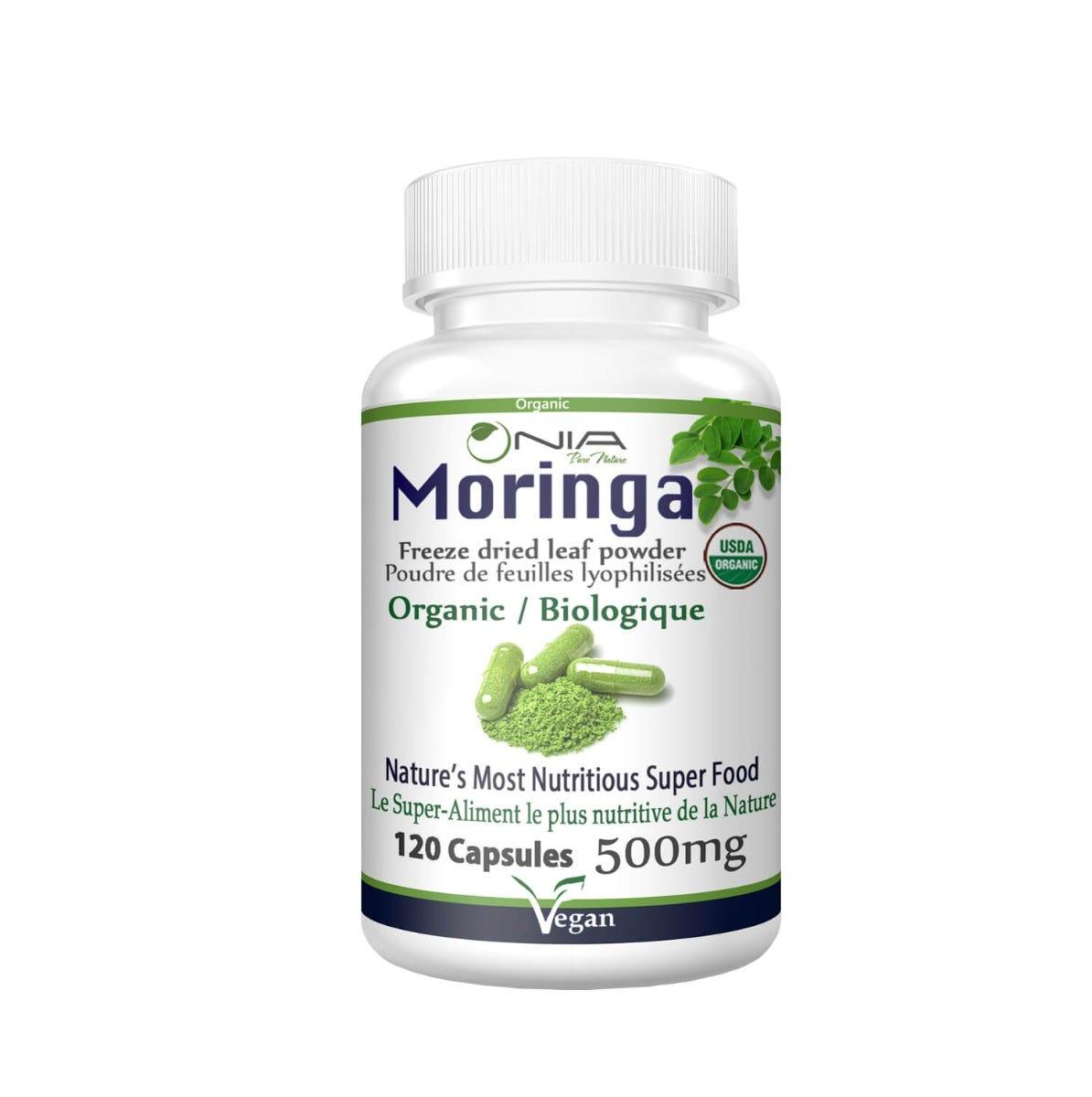 Nia Organic Moringa - 120 Capsules