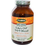 Flora Udo's Oil Omega 3 - 6 - 9 Blend 1000 mg - 180 Softgels - Nature's Source Inc