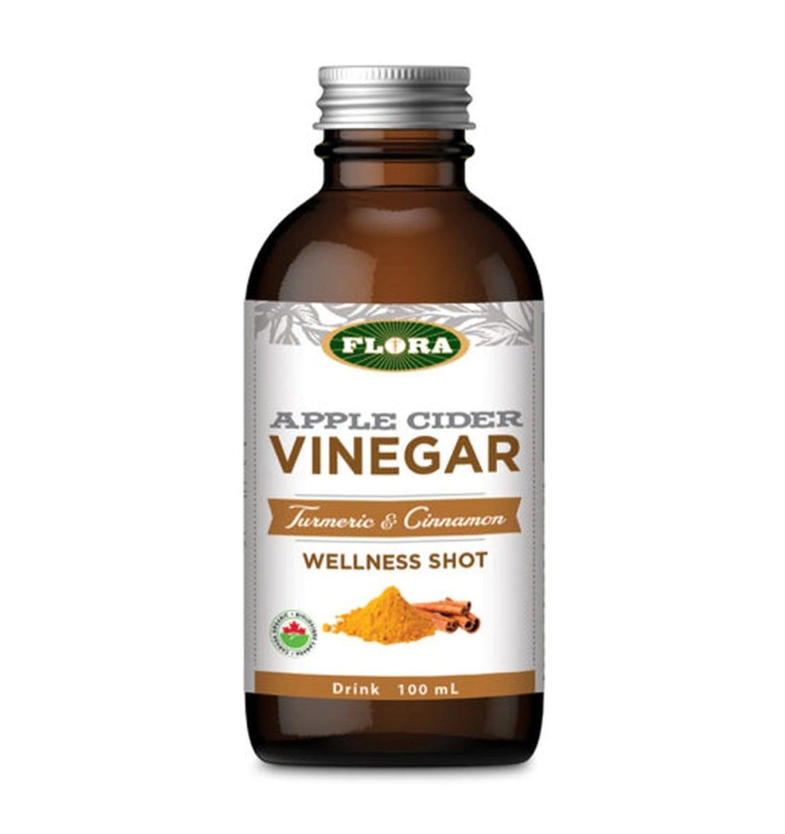 Flora Turmeric and Cinnamon Wellness Shot Apple Cider Vinegar - 100ml