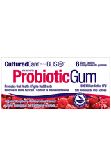 Image showing product of Prairie Naturals Probiotic Gum Raspberry Box 12