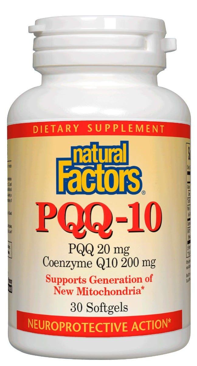 Natural Factors BioPQQ 20 mg 30vc - Nature's Source