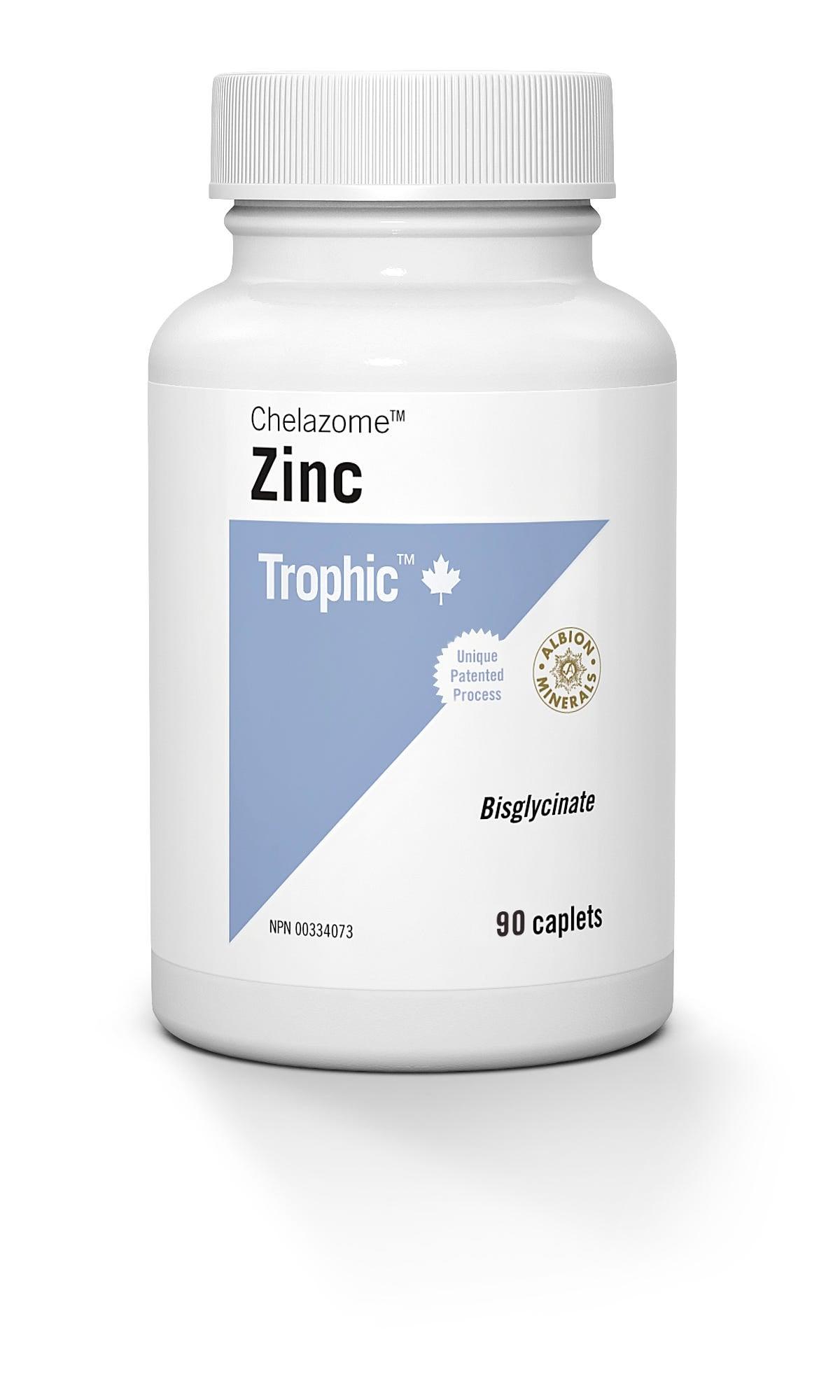 Trophic Zinc Chelazome 30mg - 60 Veg Capsules