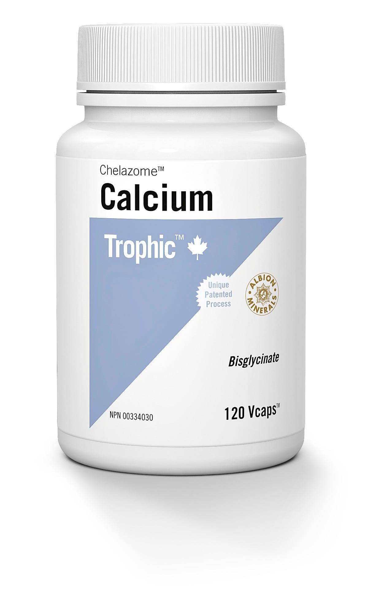 Trophic Calcium Chelazome - 120 Veg Capsules