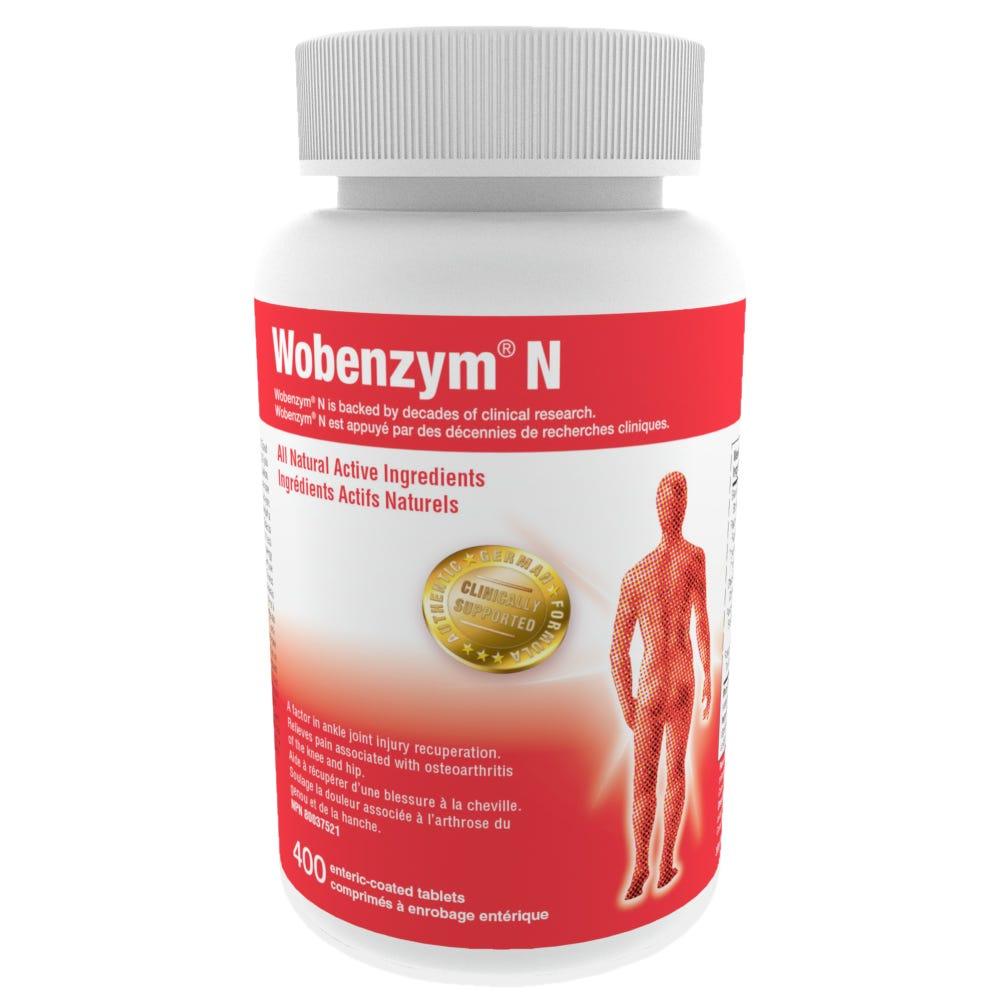 Garden of Life Wobenzym N, 400 Tablets Online 