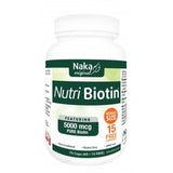Naka Nutri Biotin 5000mcg 75 caps - Nature's Source Inc