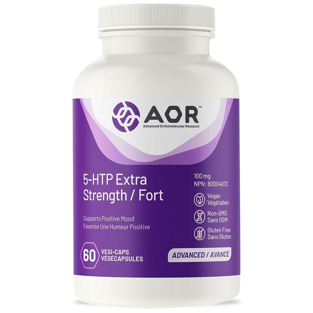 AOR 5-HTP Extra Strength 60 - vegi-caps