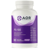 AOR PS - 100, 100mg, 60 Vegan Capsules - Phosphatidylserine Supplement for Memory Health, Cognitive & Brain Support Supplement for Memory and Focus - Nature's Source Inc