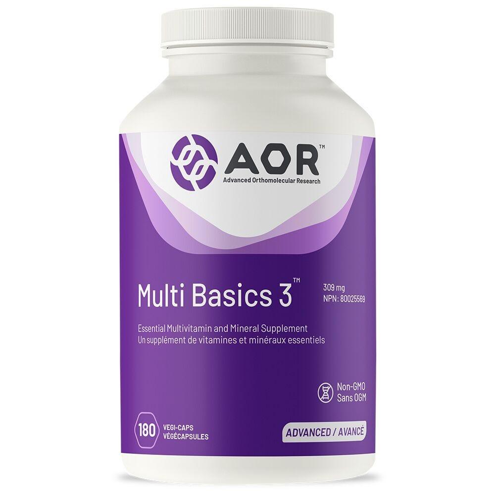 AOR Multi Basics 3, 309mg 180 Vegan Capsules