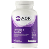 AOR Advanced B Complex 602mg, 90 Vegan Capsules - Full - Spectrum B Complex Vitamin Supplement for Mood Support, Heart Health and Brain Health Supplement for Adults - Nature's Source Inc