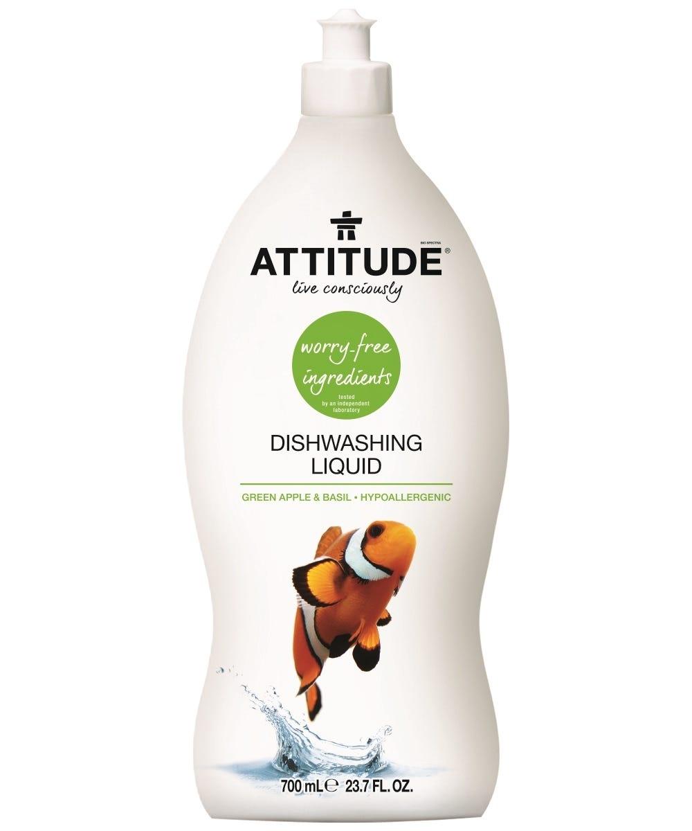 Attitude Dishwashing Liquid Apple & Basil 700ml