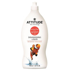 Attitude Dishwashing Liquid Pink Grapefruit 700ml