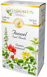 Celebration Herbals Organic Fennel Seed Blonde Tea 24 bags - Nature's Source Inc
