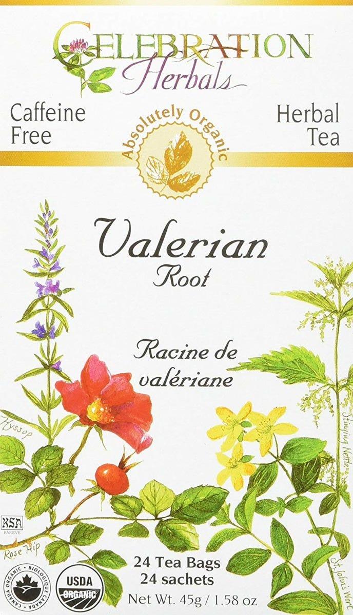Celebration Herbals Organic Valerian Root Tea 24 bags - Nature's Source Inc