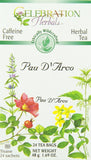 Celebration Herbals Organic Wild Crafted Pau D'Arco Inner Bark Tea 24 bags - Nature's Source Inc