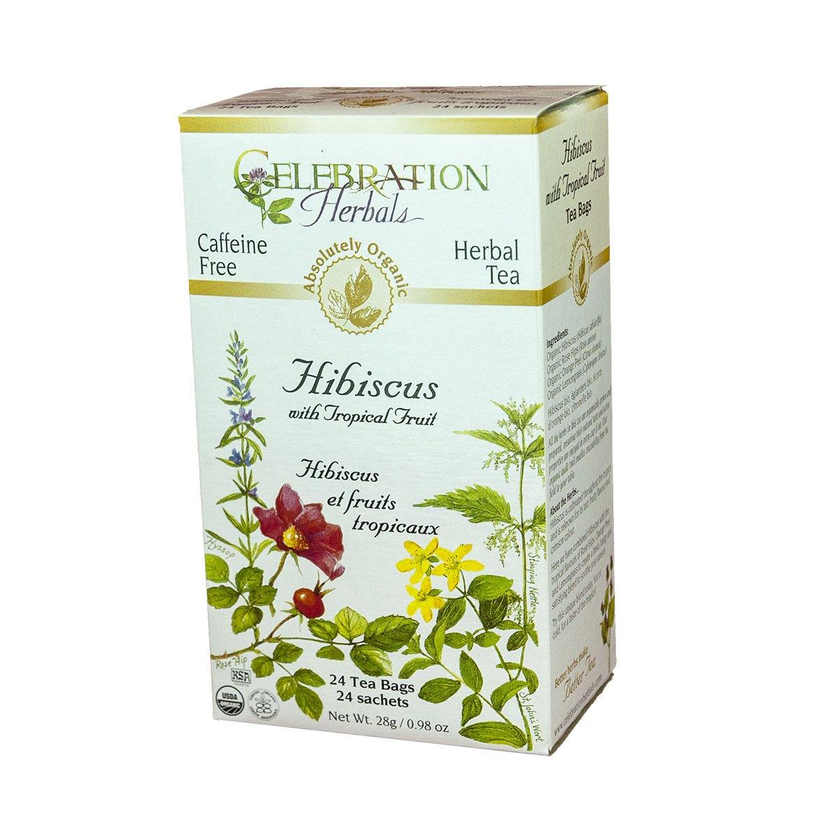 Celebration Herbals Organic Hibiscus Tropical Tea 24 bags