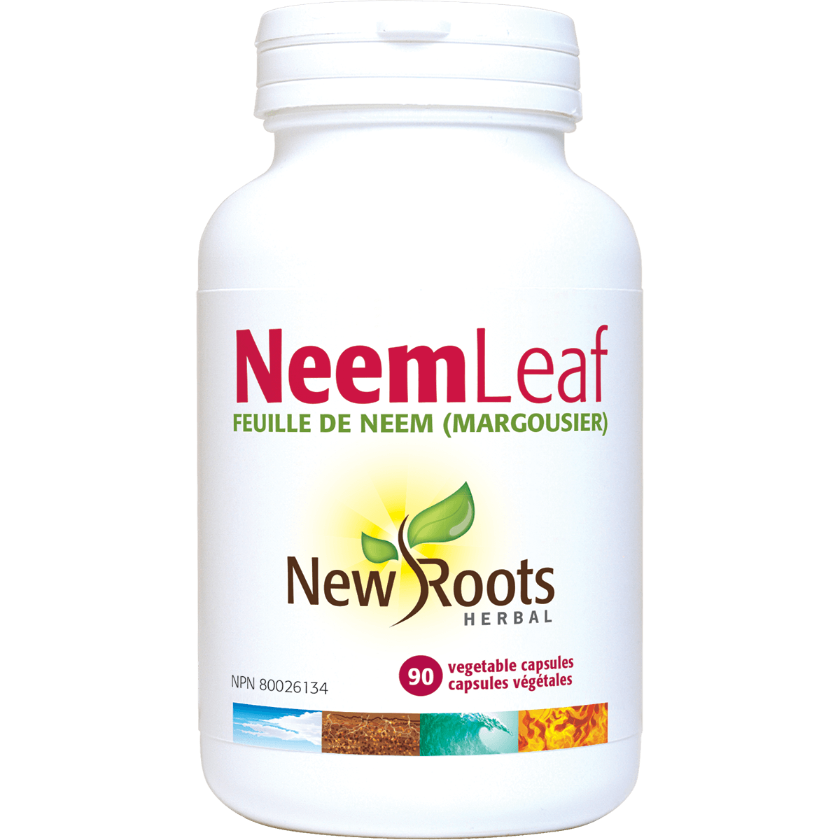 New Roots Herbal Neem Leaf - 90 Veg Capsules