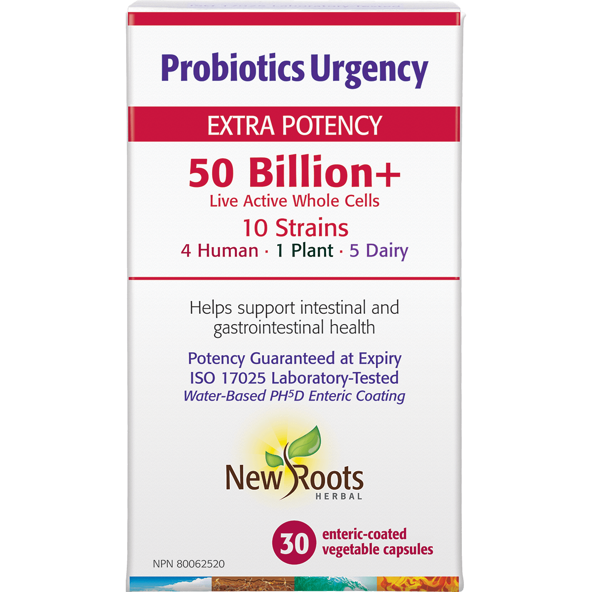 New Roots Probiotic Urgency 50 Billion 30C