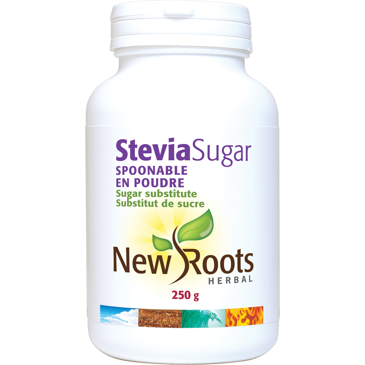 New Roots Herbal Spoonable Stevia Sugar - 250g