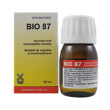 Dr. Reckeweg BIO - 87, 30ml - Remedy For Combating Both Acute And Chronic Bacterial Infections, Helps Support The Immune System's Health - Nature's Source Inc