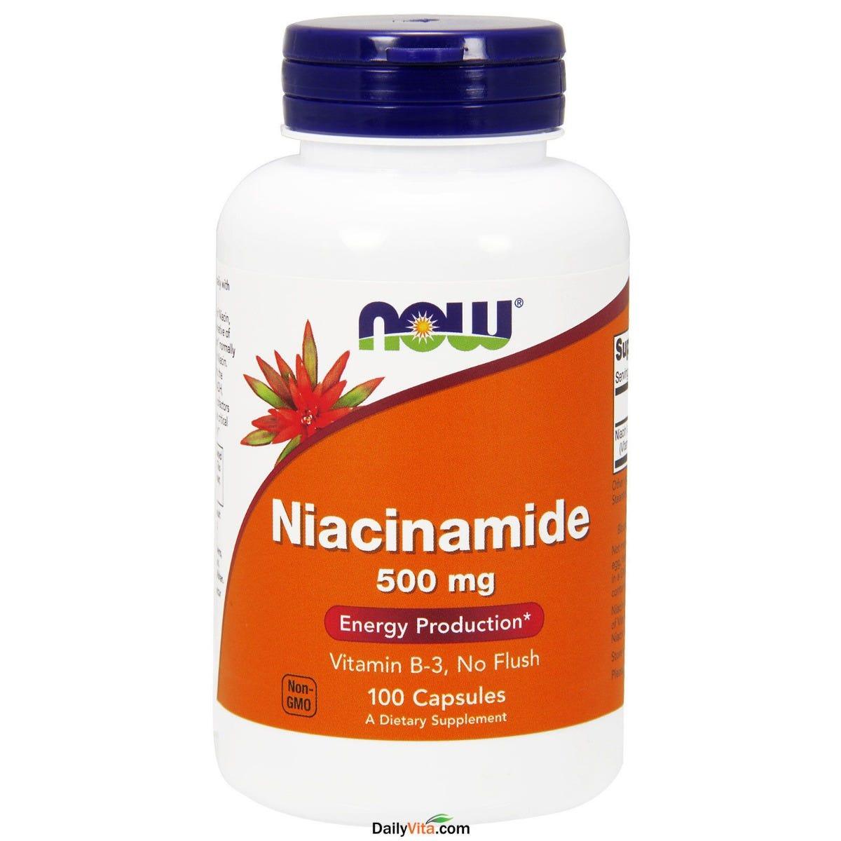 Now Niacinamide 500mg 100c