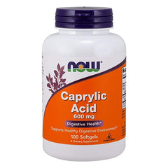 Now Caprylic Acid 600mg 100sg