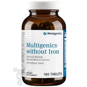 Metagenics Multigenics without Iron - 180 Tablets