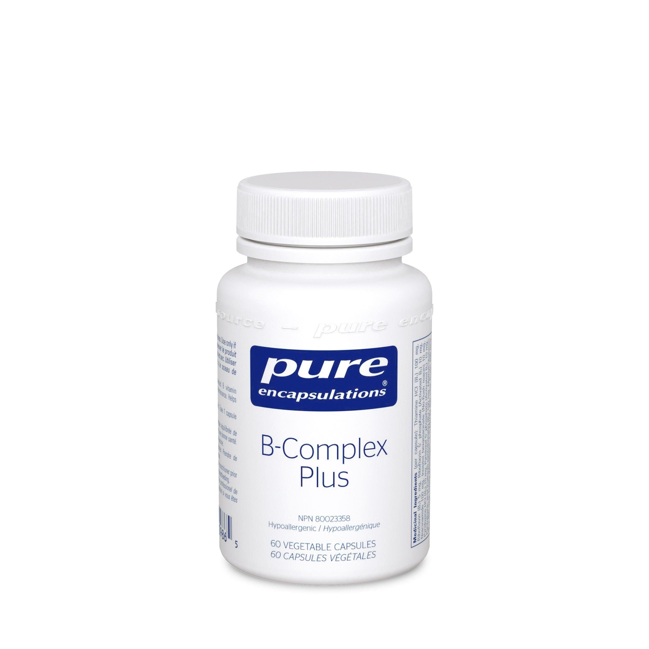 Thumbnail image of product with text Pure Encapsulations B-Complex Plus 60vc