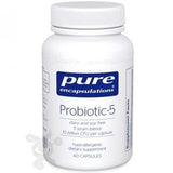 Pure Encapsulations Probiotic - 5, 60 Capsules - 5 Strain Blend, Promote Gastrointestinal (G.I.) Tract Health, Maintain Intestinal Micro Flora - Nature's Source Inc