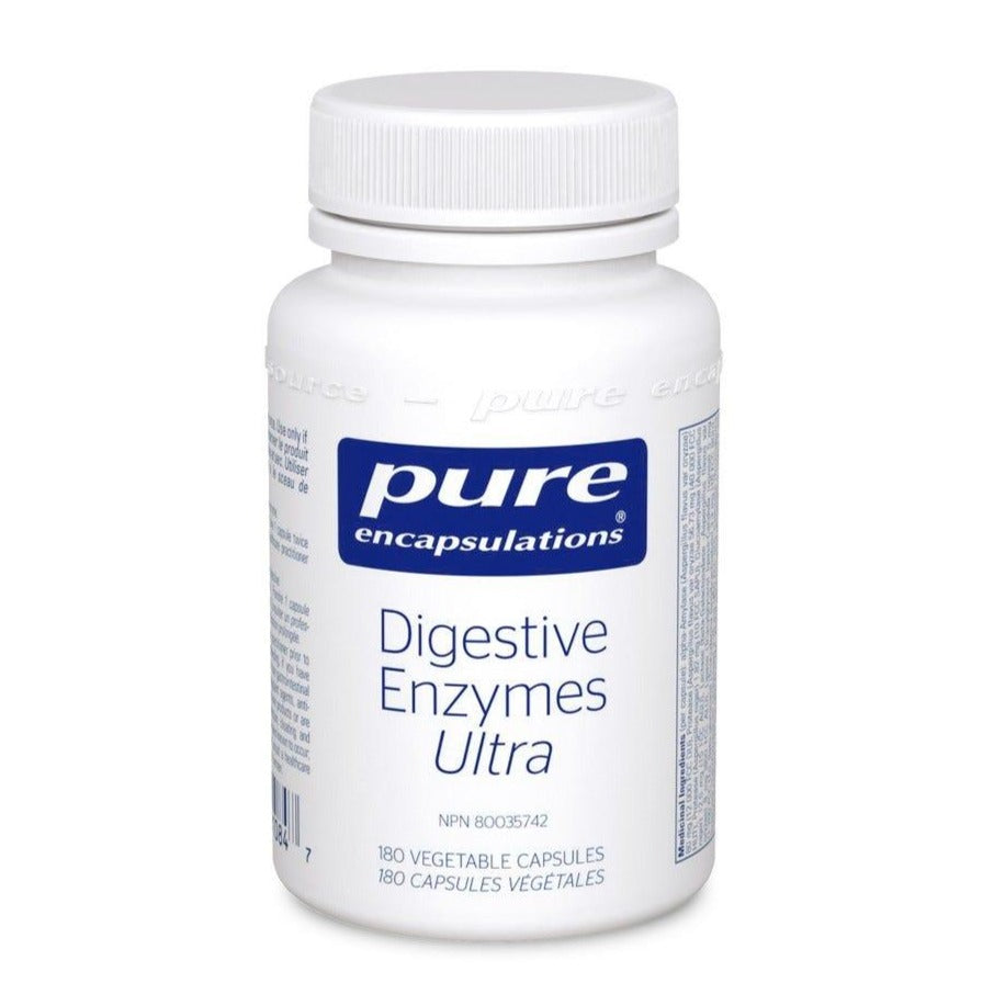 Thumbnail image of product with text Pure Encapsulations Digestive Enzymes Ultra 180c