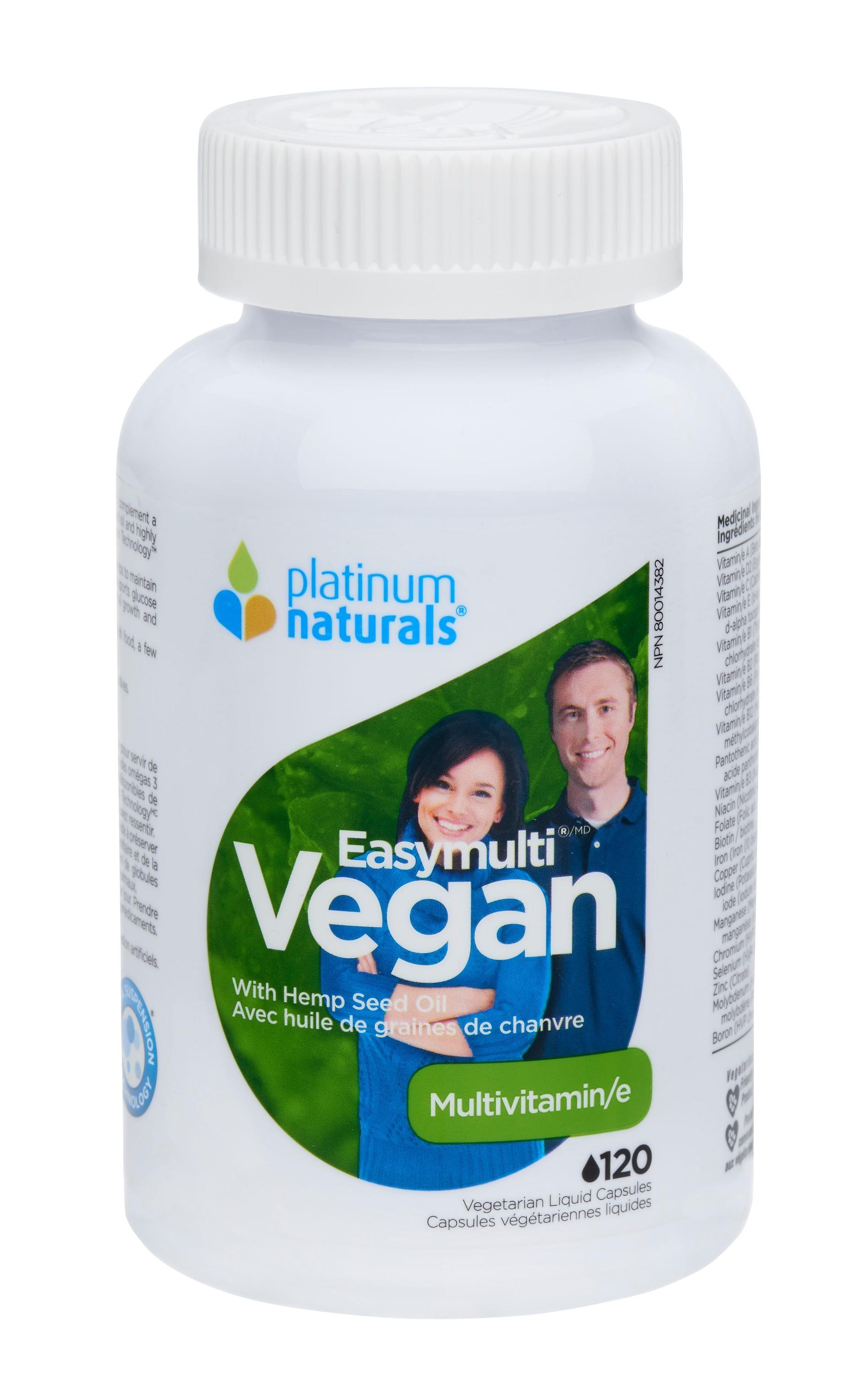 Platinum Naturals Vita Vegan Multi 120C