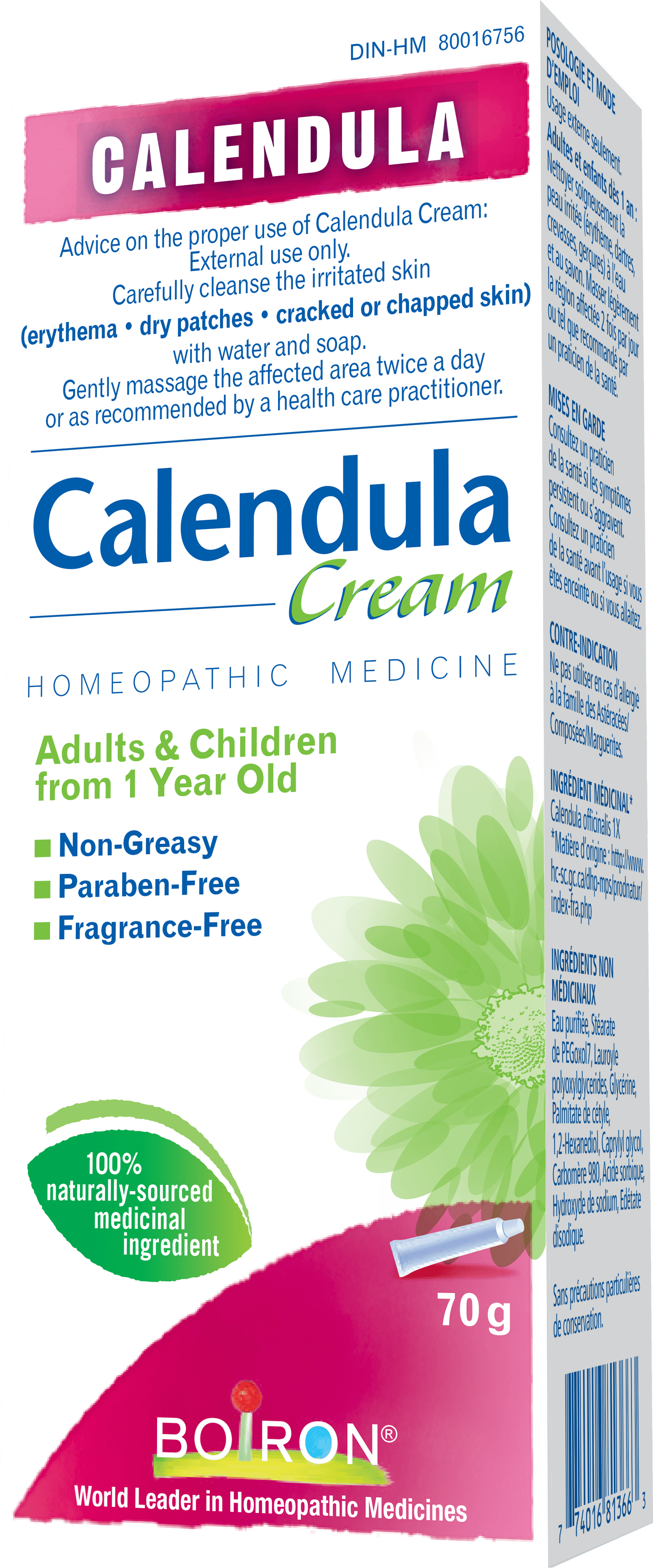 Boiron Calendula Cream 70g