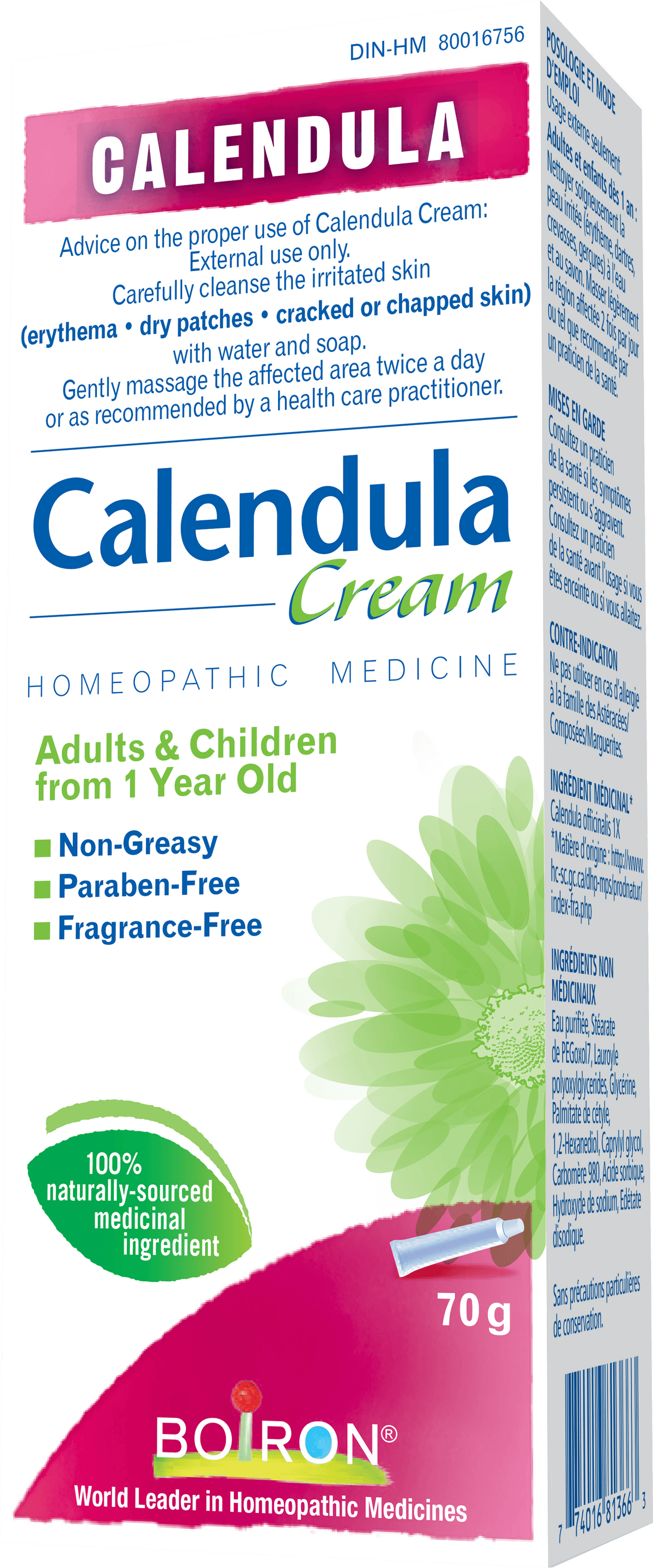 Boiron Calendula Cream 70g