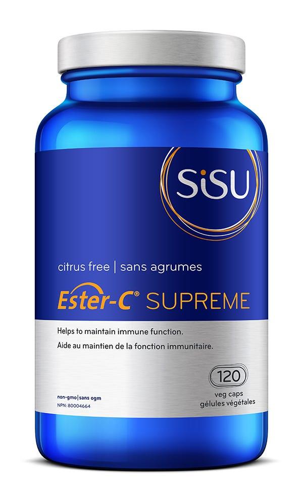 Sisu Citrus-Free Ester-C Supreme 120 Veg Capsules