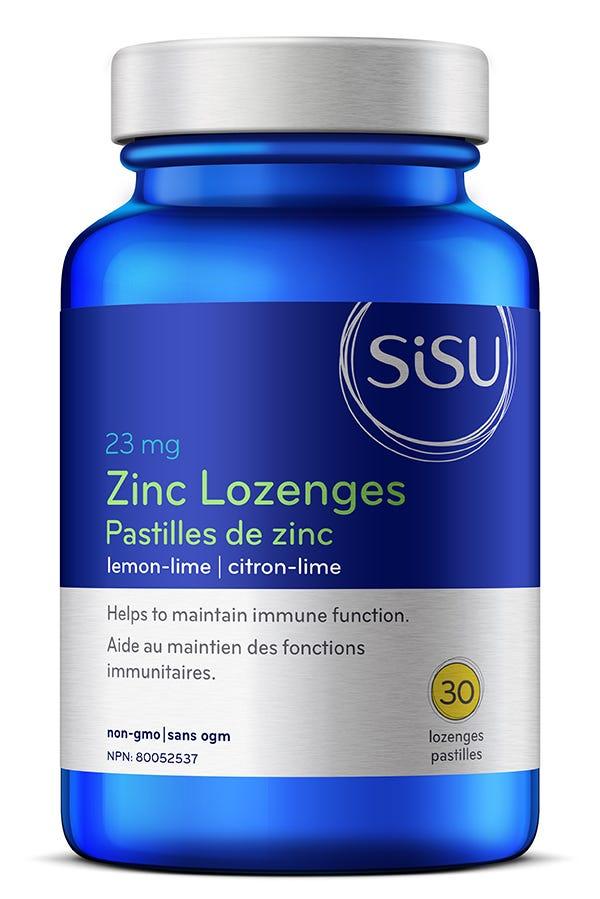 Buy Sisu Zinc Lozenges Lemon Lime 30 Tablets